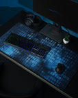 Blue Plexus Gaming mouse pad